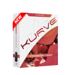 KS Kurve Pod Strawberry Candy (พอดกลิ่นลูกอมสตรอเบอรี่)